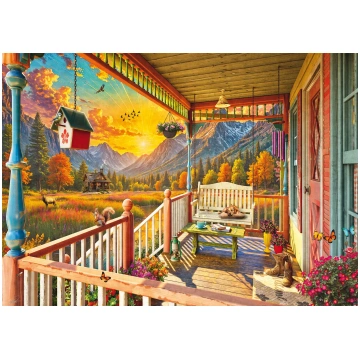 Puzzle Veranda in the mountains Schmidt