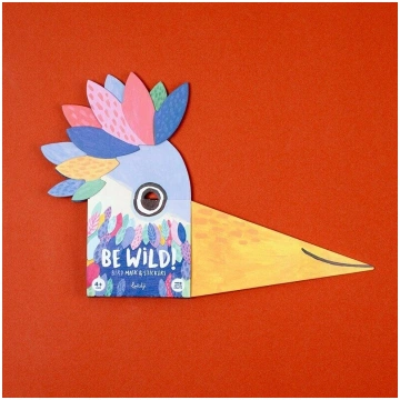 Aktivitāte Be Wild! - Putna Maska ar Uzlīmēm | Lon