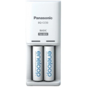 Panasonic Eneloop Compact Baterijas Lādētājs + 2x