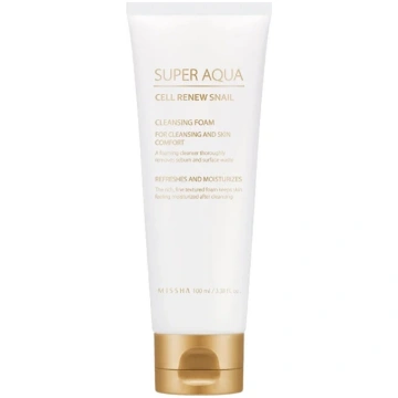 Missha - Cleansing foam with snail extract Super A