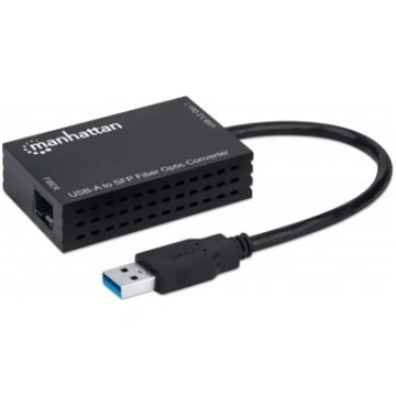 Manhattan USB-A to SFP Fibre Optic Converter, 5 Gb