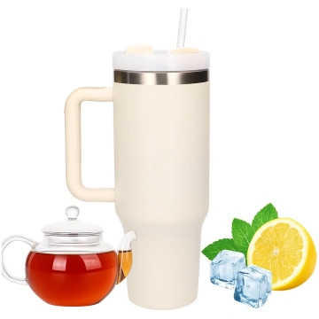 ExtraLink Black Forest Thermo mug with straw therm