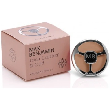 Max Benjamin Irish Leather and Oud car fragrance d