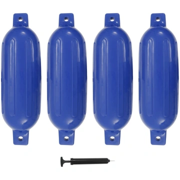 Laivas buferi, 4 gab., zili, 58,5x16,5 cm, pvc