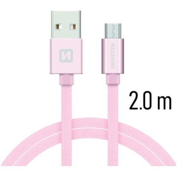 Swissten Textile Quick Charge Universal Micro USB 
