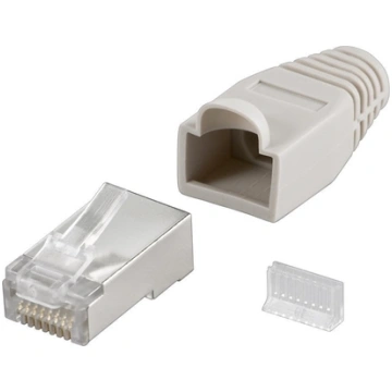 Goobay 68746 RJ45 plug, CAT 5e STP shielded with s