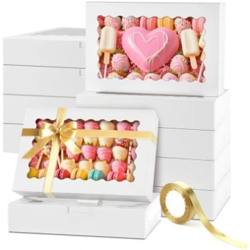 Brownie Box Iepakojums 12 x 8 x 2,5 collu Cookie k