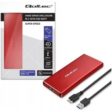 QOLTEC 51831 Enclosure / M.2 SSD drive ( 590187851