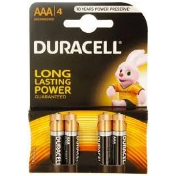 Duracell AAA MN2400 Alkaline LR03 1.5V Batteries (
