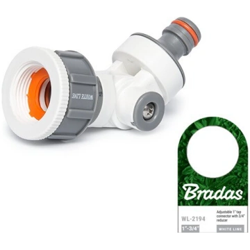 Regulējams krāna adapteris Bradas WHITE LINE 1" - 