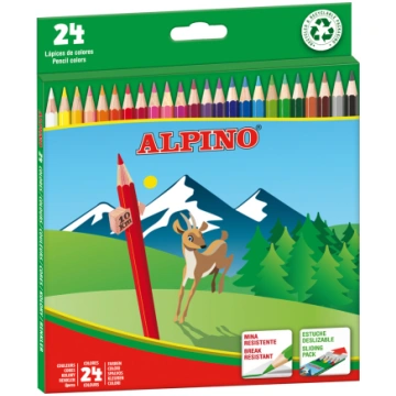 Krāsainie zīmuļi Alpino, 1AAL010658, 24 gab