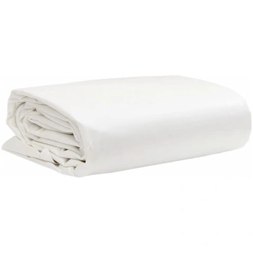 Brezenta pārklājs, balts, 4x7 m, 650 g/m²