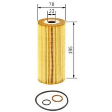 BOSCH 1 457 429 277 1457429277 Eļļas filtrs MAN F2