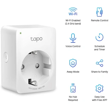 TP-Link Tapo P100 (4-pack) Smart Plug WiFi | TAPO 