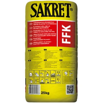 Sakret FFK 25kg elastīga flīžu līme