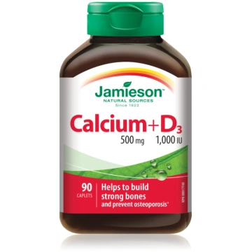 Jamieson Calcium + D3, 90 tabletes