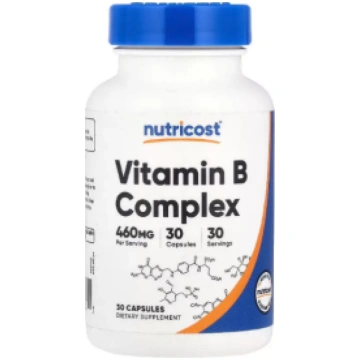 Vitamin B Complex 460 mg Nutricost 30 caps