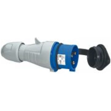 Spraudnis vadā P17 - IP44 - 200/250 V~ - 32 A - 2P