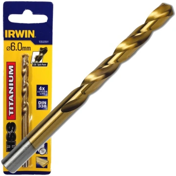 Wiertlo Irwin do metalu tytanowe walcowe 1 5mm 2sz