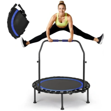 Fitness batuts iekštelpām mājās, salokāms mini bat