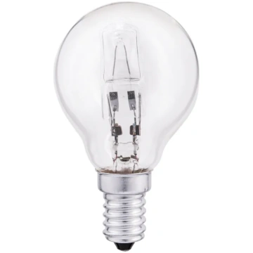 Halogēna spuldze 18W E14 P45 240V Skaidra THORGEON