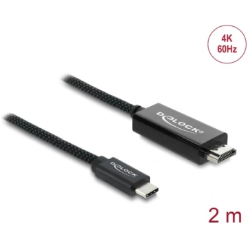 Delock Coaxial USB Type-C™ to HDMI cable (DP Alt M