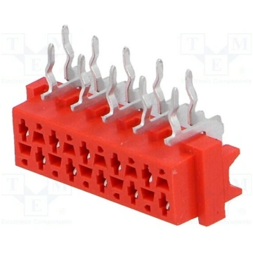 Connector: Micro-MaTch; socket; female; PIN: 10; a