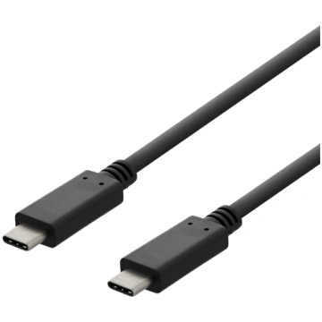 DELTACO USB 2.0 USB-C - USB-C charging cable, 3A, 