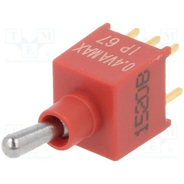 Switch: toggle; Pos: 2; DPDT; ON-ON; 0.4A/20VDC; L