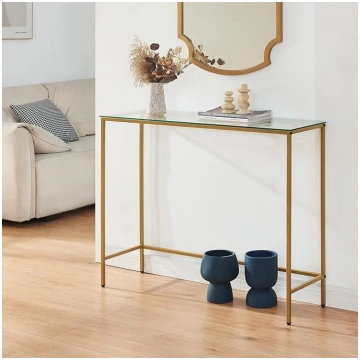 [en.casa] Kronoby Console Table with Metal Frame G