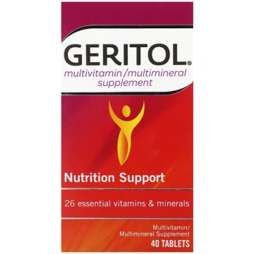 Geritol, Multivitamin/Multimineral Supplement, 40 