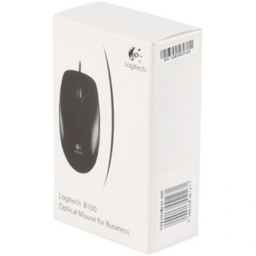 Datorpele LOGITECH B100, USB, Melna, 910-003357 | 