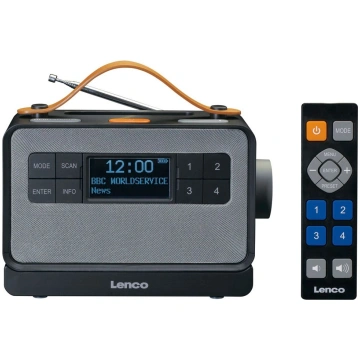 LENCO Radioaparāti Lenco PDR-065 melns - ērti liet