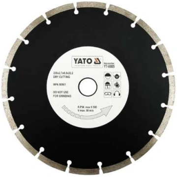 Dimanta griešanas disks "SEGMENT" 230mm (YT-6005)