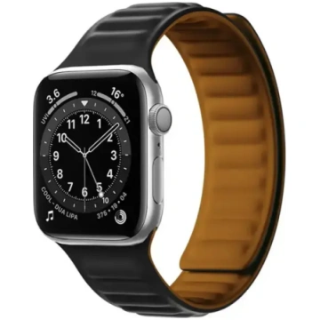 Magnētiskā siksna Apple Watch 41mm - Melna Hurtel
