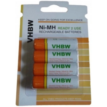 Akumulators, VHBW, vhbw Ready-2-Use 4 x AA / R6 Ak