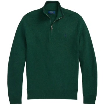 Polo Ralph Lauren - Mesh-Knit Cotton Quarter-Zip S