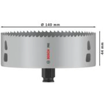 140 mm PRO caurumzāģis PC Plus Multi Material 2608