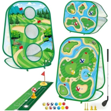 „Golf Battle“ āra un iekštelpu spēļu komplekts bēr