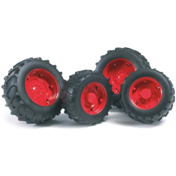 Bruder Twin Tyres with Red Rims (02322)