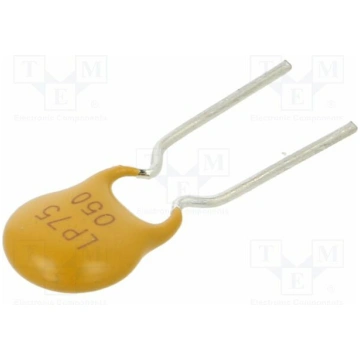 Fuse: PTC polymer; 500mA; Imax: 40A; THT; Iswitch.