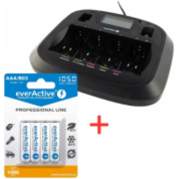 EverActive NC-900U Charger 8-kanālu Ni-MH Ni-Cd ak