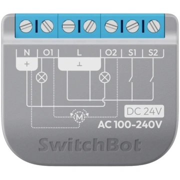 Viedais relejs SwitchBot Relay Switch 2PM 2 kanāli