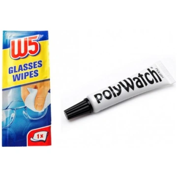 Polywatch polish plastic/acrylic watch glasses rep