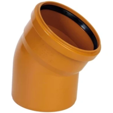 PVC āra kanalizācijas līkums Dn 110/45° PIPELIFE