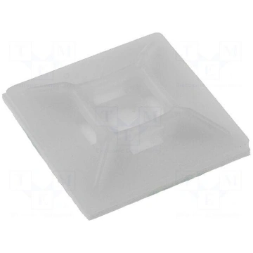 Self-adhesive cable holder | polyamide | natural |