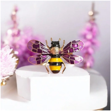 Piespraude Bitīte"Lilac" Gemstore