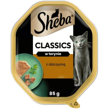 SHEBA Classics tacka 85 g terīnā ar brieža gaļu