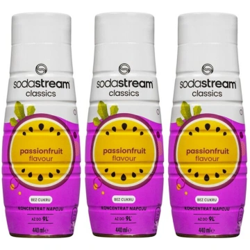 3x SodaStream Passionfruit Zero sīrups 440ml