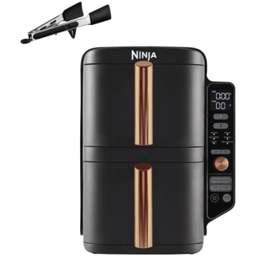 Karstā gaisa fritēze Ninja Double Stack XL, 2 vert